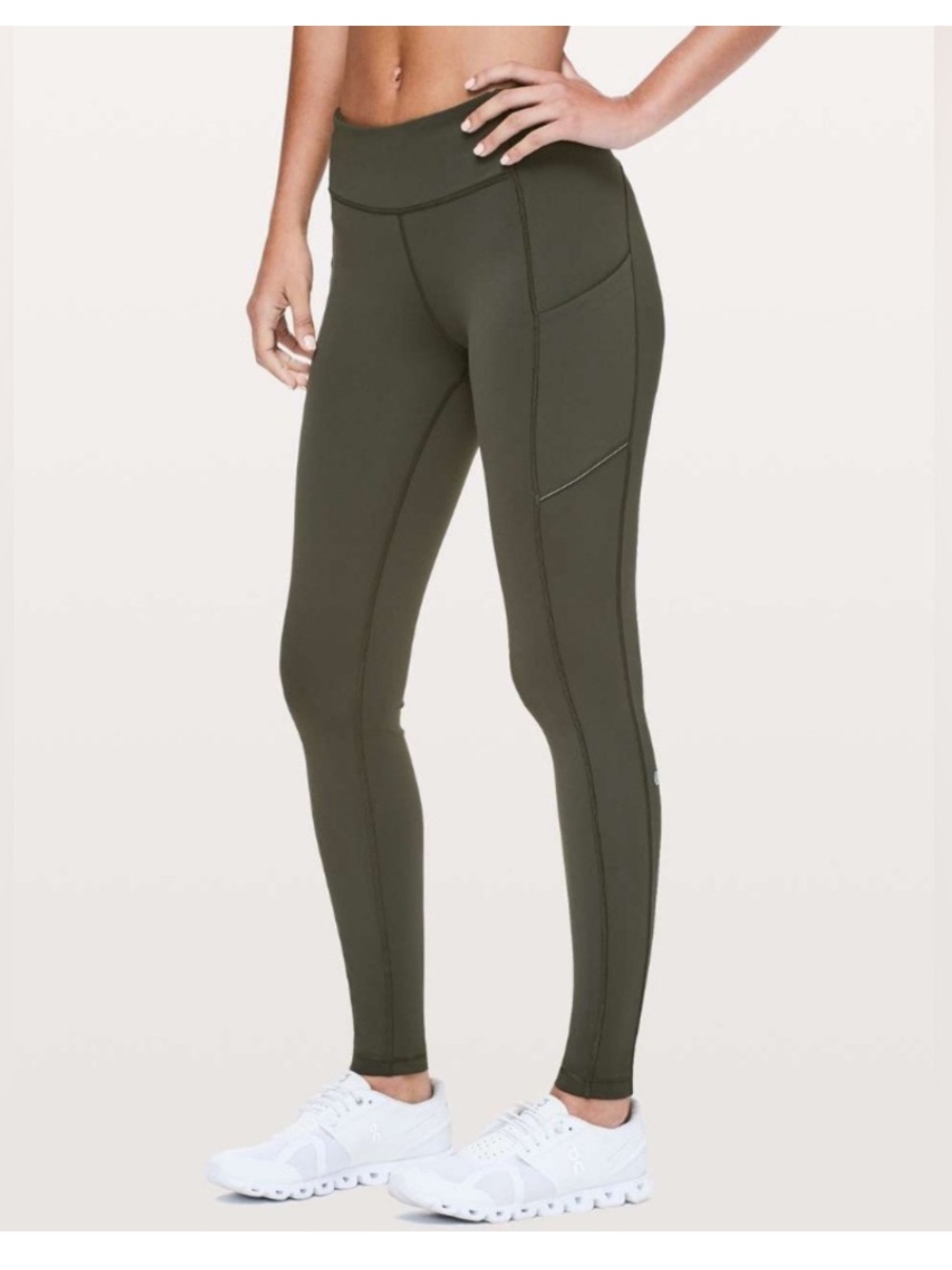 Lululemon Speed Up Tight *Full-On Luxtreme 28" Dark Olive
